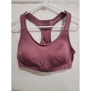 Avia Womens XXL Sports Bra Elegant Mauve High Impact Molded Cup Racerback